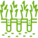 soil being seeded icon